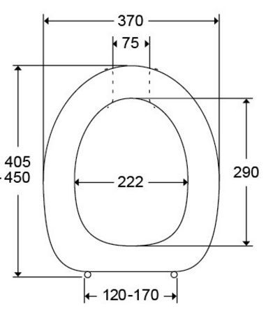 Pressalit WC-Sitz Dania